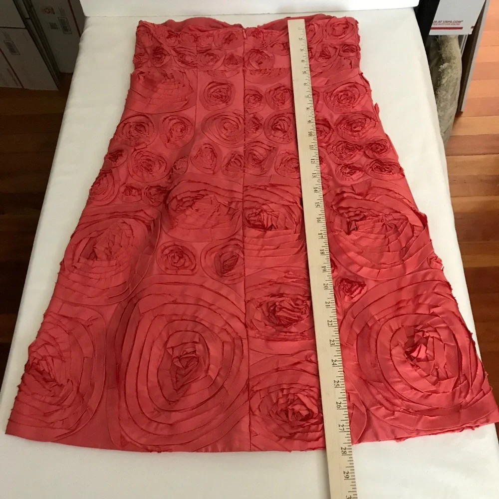 J. CREW Silk Strapless Red Mini Dress Women’s Size 4